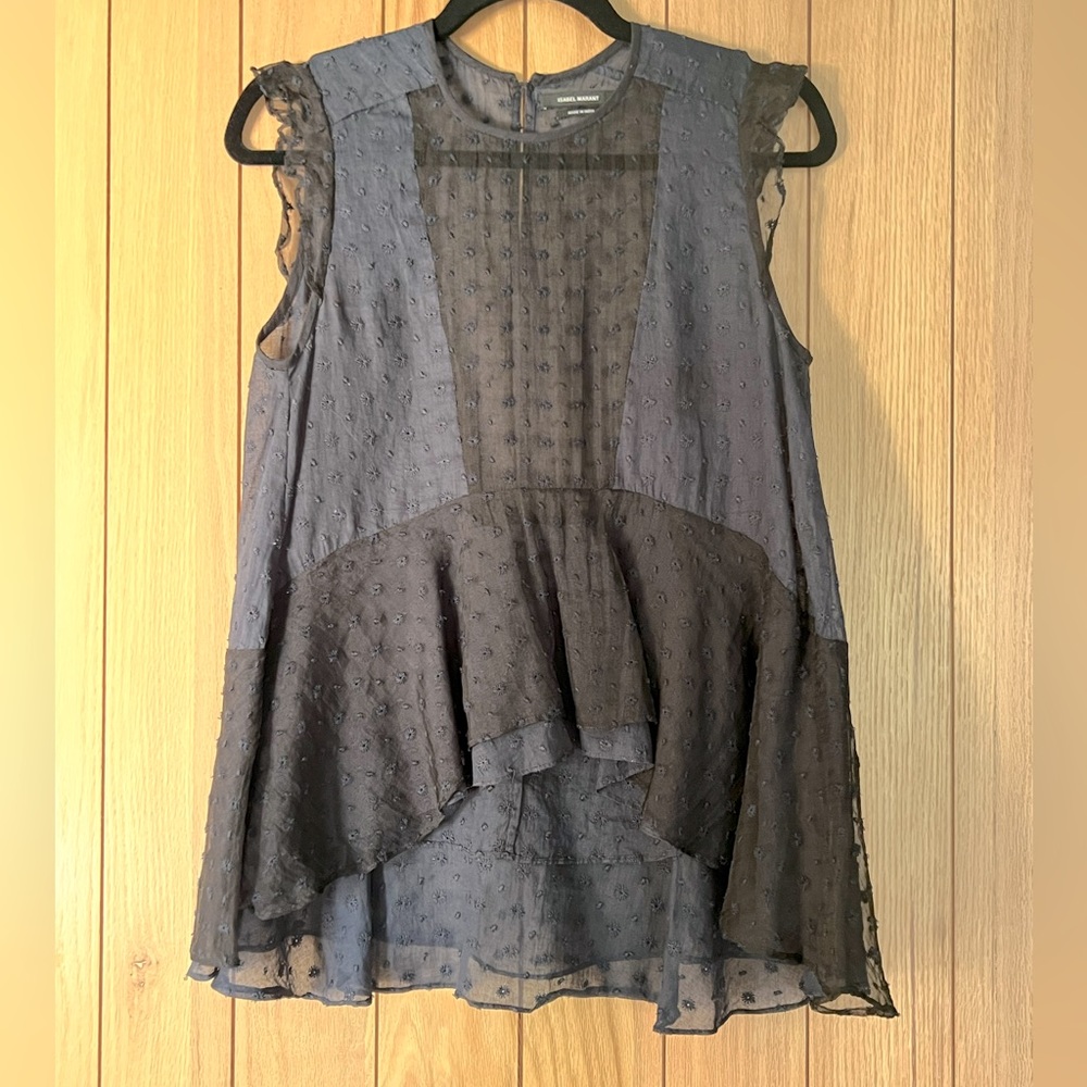 Isabel Marant lace and eyelet top